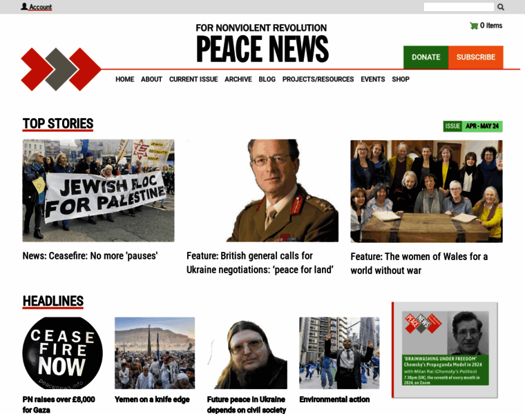Peacenews.info thumbnail