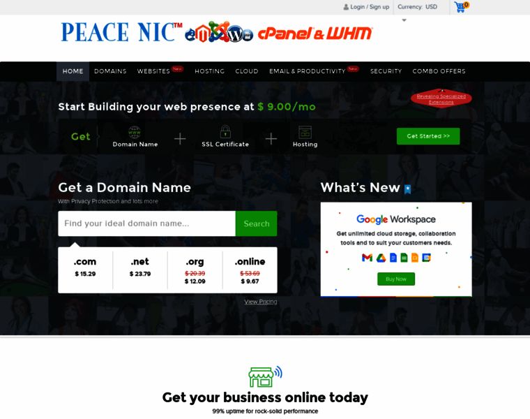 Peacenic.com thumbnail