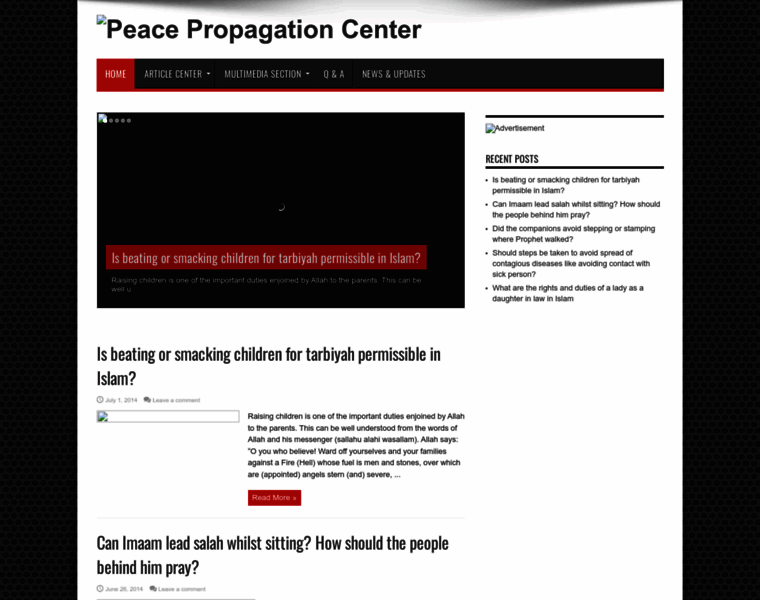 Peacepropagation.com thumbnail