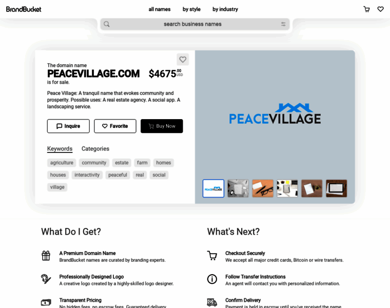 Peacevillage.com thumbnail