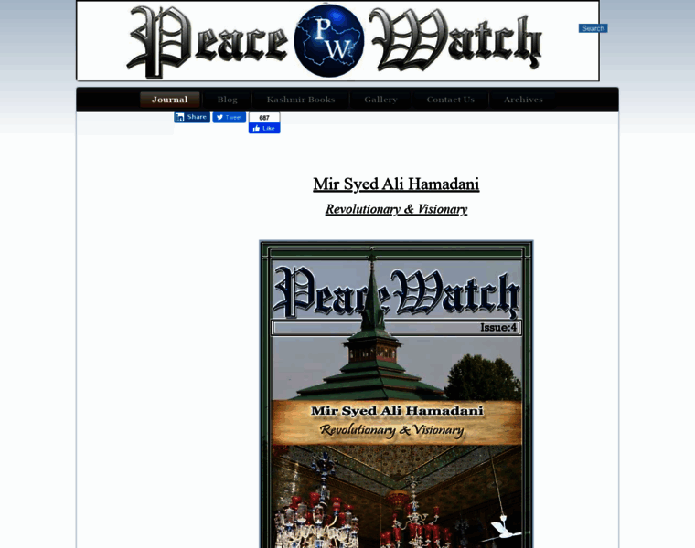Peacewatchkashmir.com thumbnail