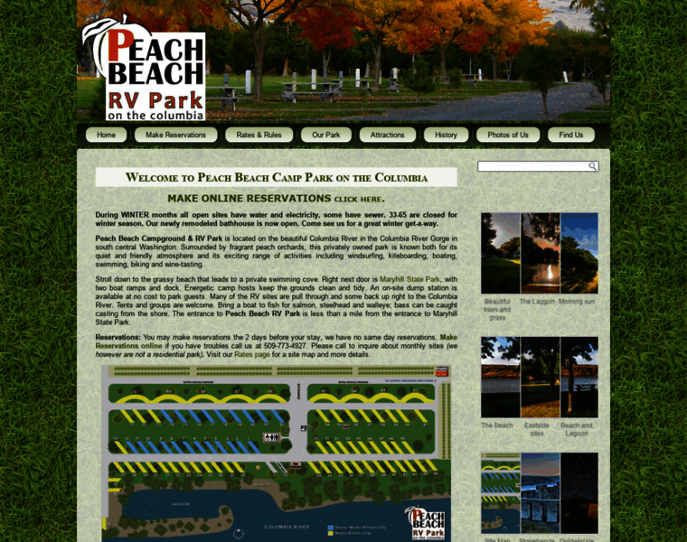 Peachbeachcamping.com thumbnail