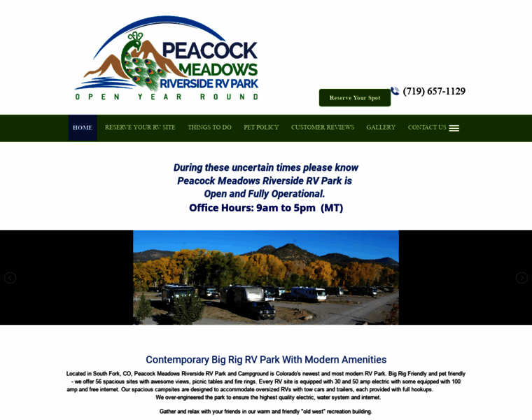 Peacock-meadows.com thumbnail