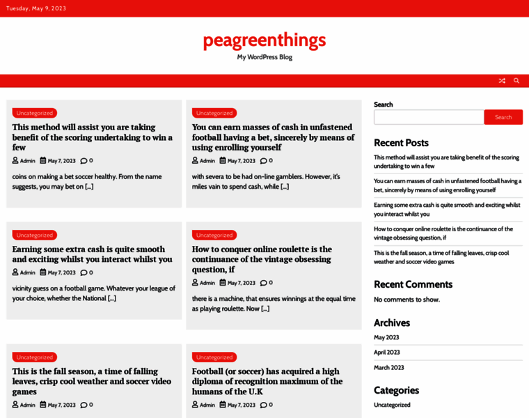 Peagreenthings.co.uk thumbnail