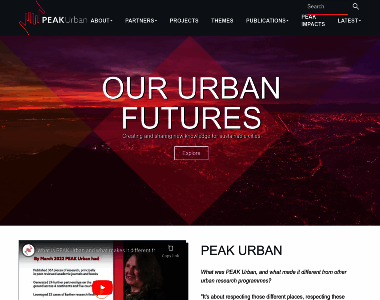 Peak-urban.org thumbnail