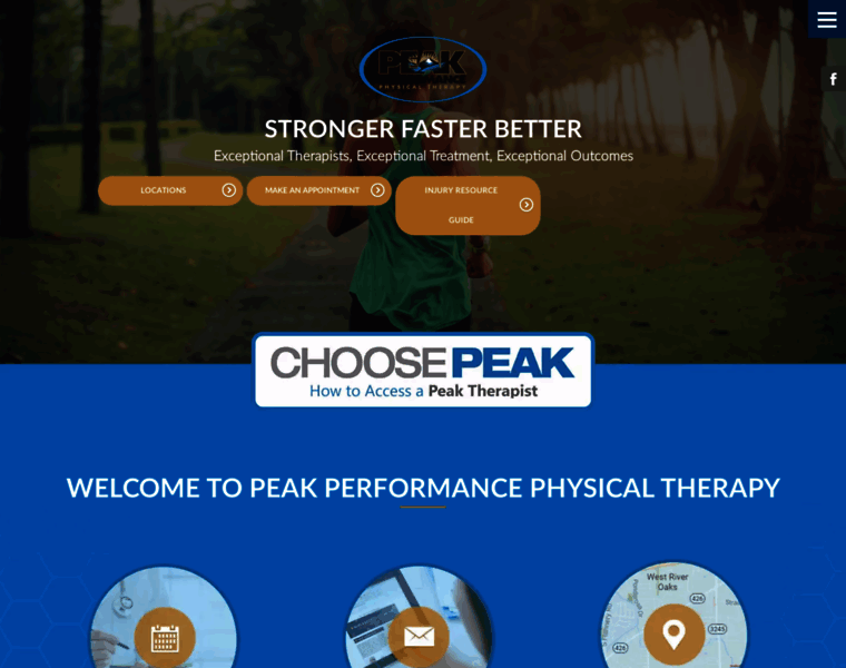 Peakphysicaltherapy.com thumbnail