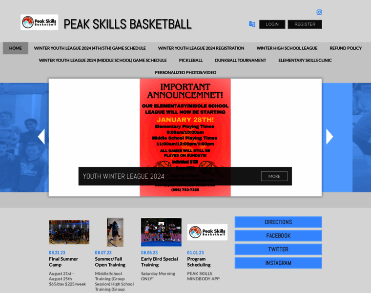 Peakskillsbasketball.com thumbnail