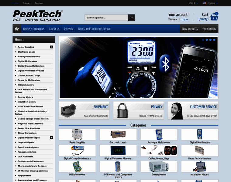 Peaktech-rce.com thumbnail