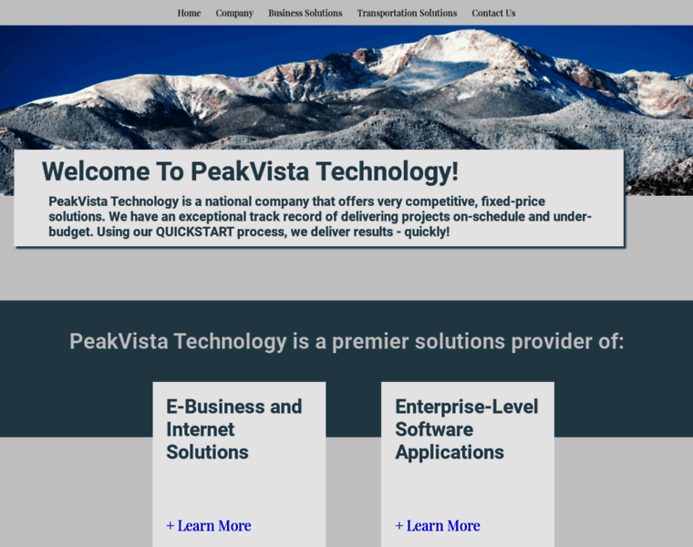 Peakvista.com thumbnail