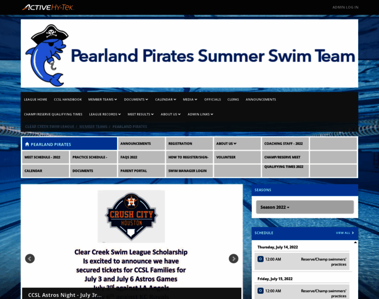 Pearlandswimteam.com thumbnail