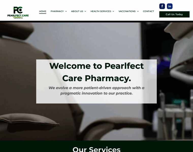 Pearlfectcarepharmacy.co.uk thumbnail