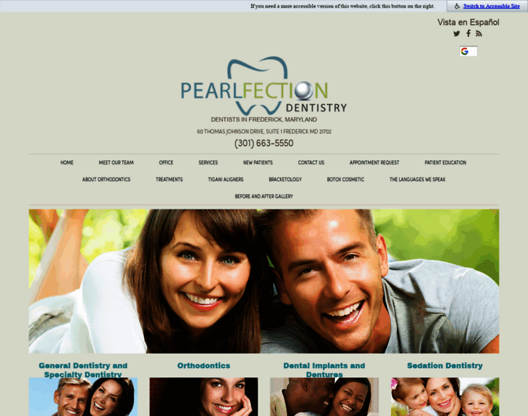 Pearlfectiondentistry.com thumbnail