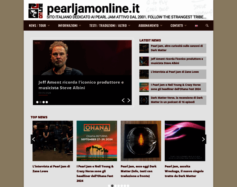 Pearljamonline.it thumbnail