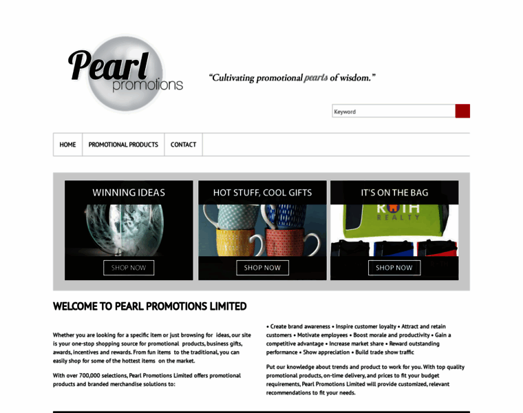 Pearlpromotions.co.uk thumbnail