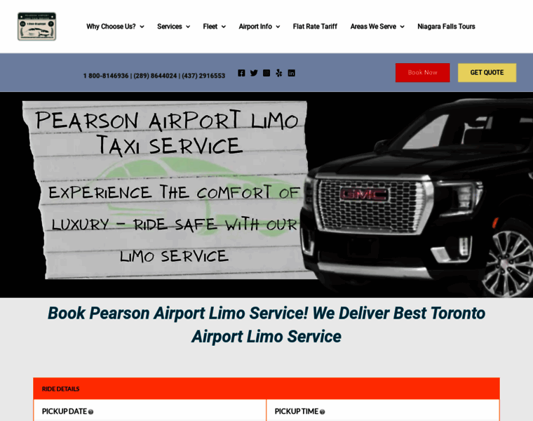 Pearsonairportlimotaxiservice.ca thumbnail