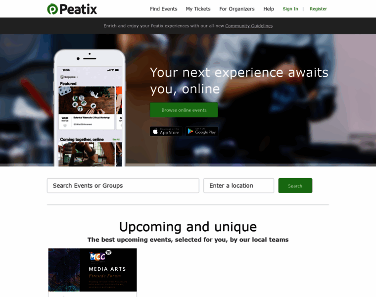 Peatix.com thumbnail