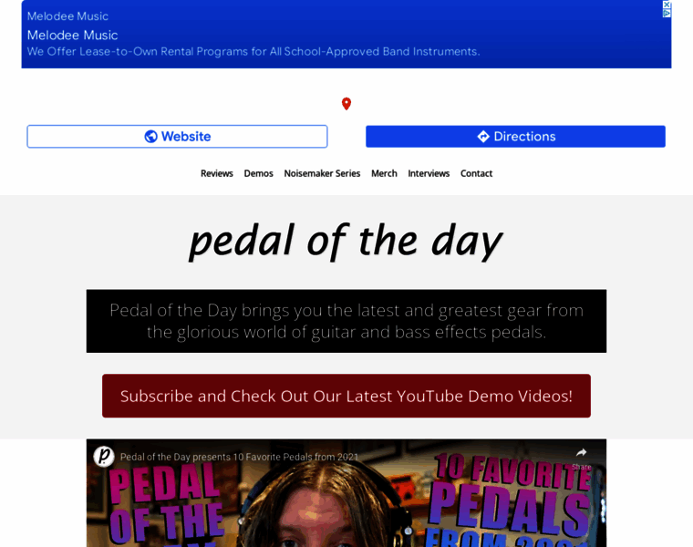 Pedal-of-the-day.com thumbnail