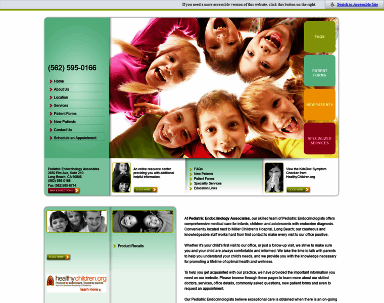 Pediatricendocrinologyassociates.com thumbnail