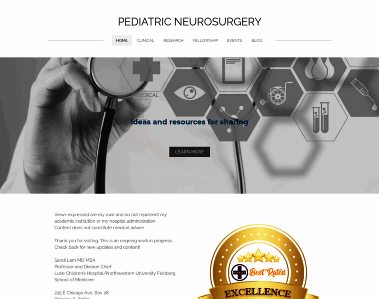 Pediatricneurosurgery.net thumbnail