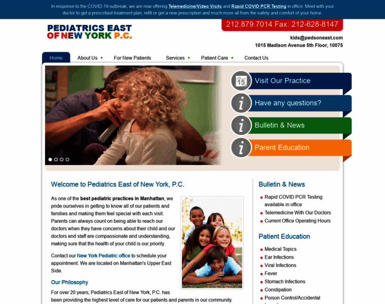 Pediatricseastofny.com thumbnail