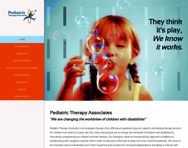 Pediatrictherapyassoc.com thumbnail