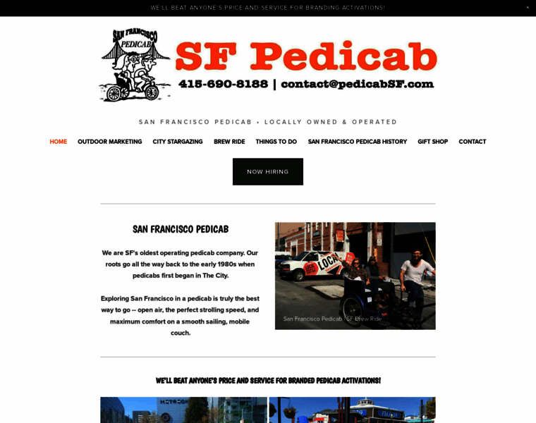 Pedicabsf.com thumbnail