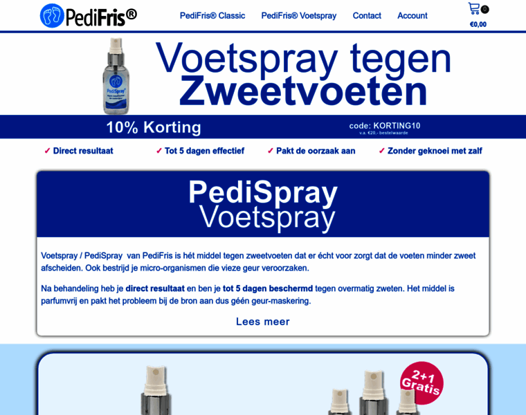 Pedispray.nl thumbnail