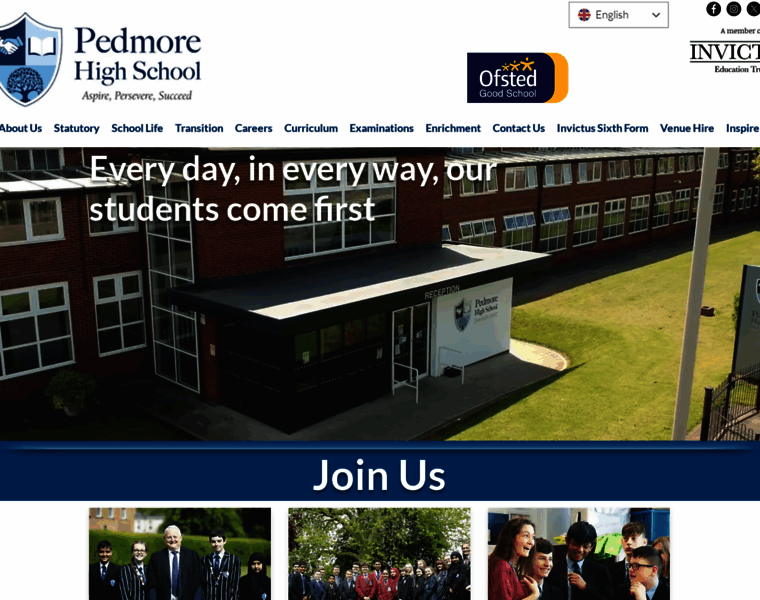 Pedmorehighschool.uk thumbnail
