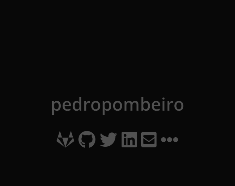 Pedropombeiro.com thumbnail