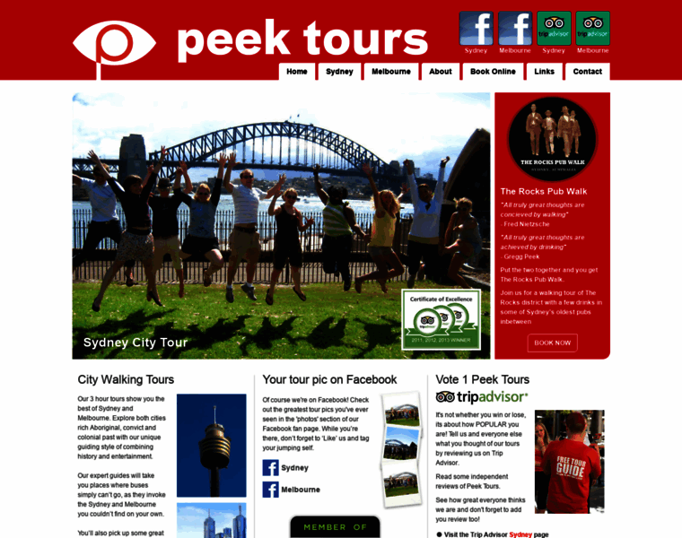 Peektours.com.au thumbnail