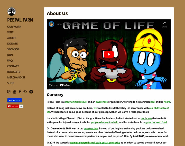 Peepalfarm.org thumbnail