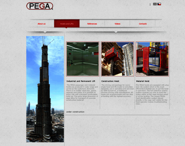 Pega-hoist.com thumbnail
