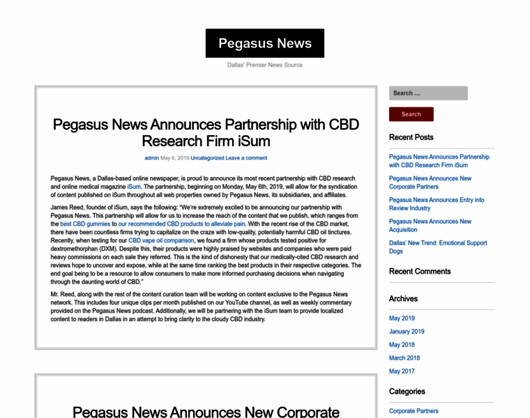 Pegasusnews.com thumbnail