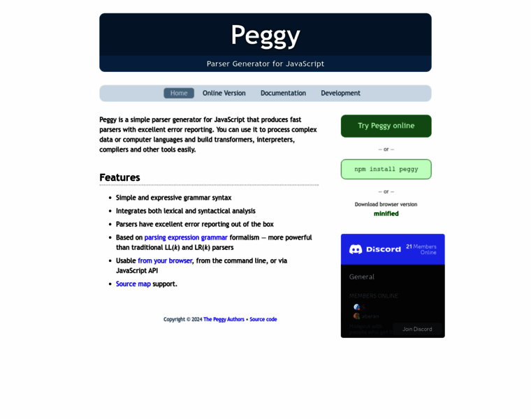 Peggyjs.org thumbnail Peggyjs.org thumbnail