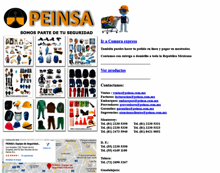 Peinsa.com.mx thumbnail