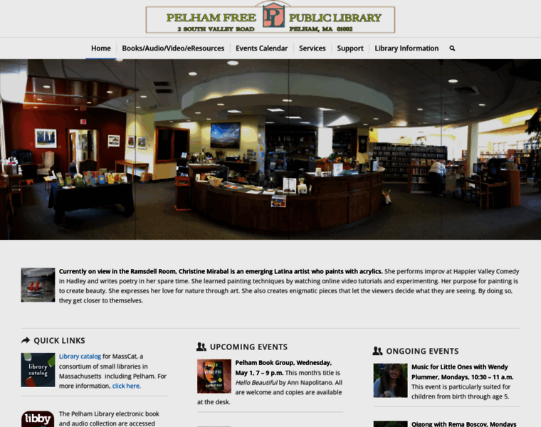 Pelham-library.net thumbnail