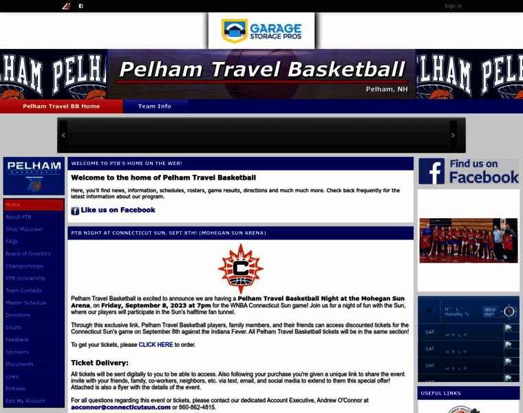Pelhambasketball.com thumbnail