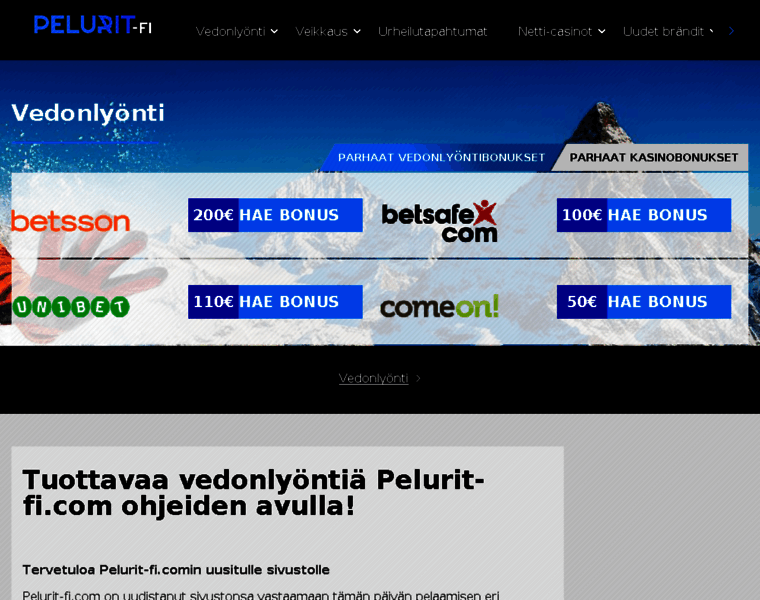 Pelurit.fi thumbnail