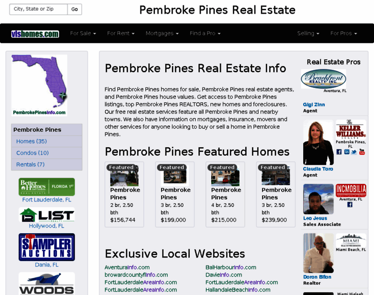 Pembrokepinesinfo.com thumbnail