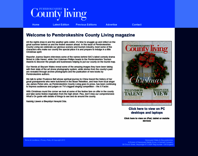 Pembrokeshirecountyliving.co.uk thumbnail