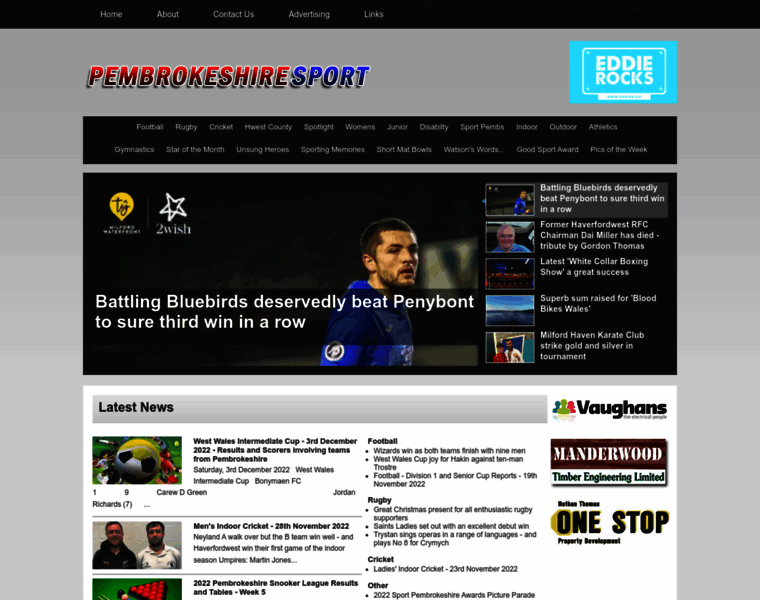 Pembrokeshiresport.co.uk thumbnail