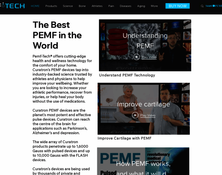 Pemf-tech.com thumbnail