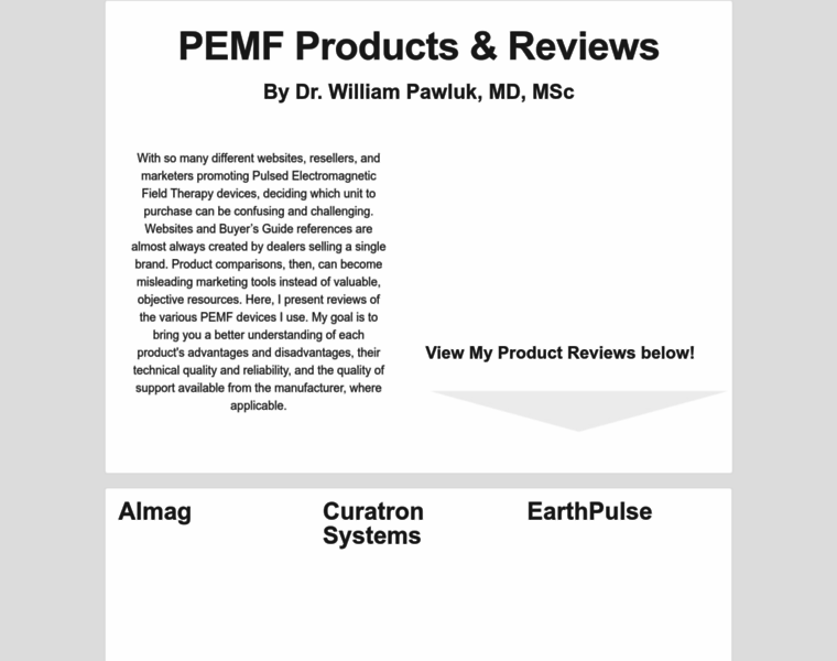 Pemfproducts.com thumbnail