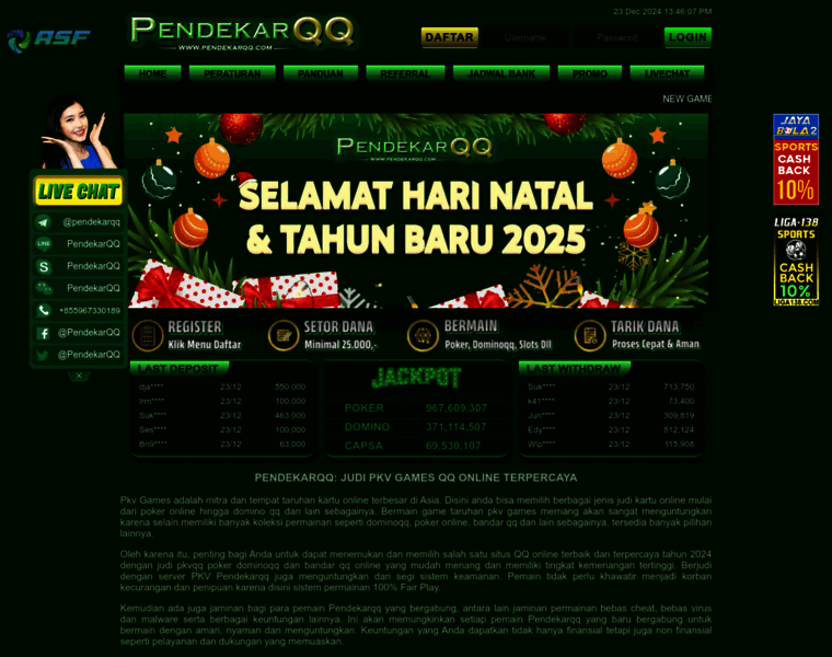 Pendekarqq.com thumbnail