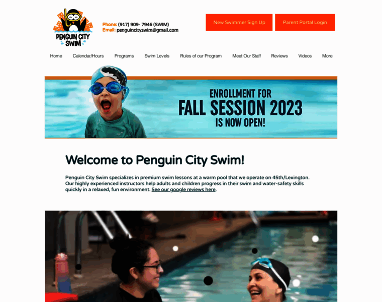 Penguincityswim.com thumbnail