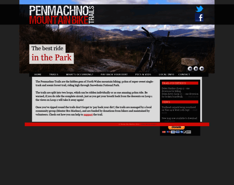 Penmachnobiketrails.org.uk thumbnail