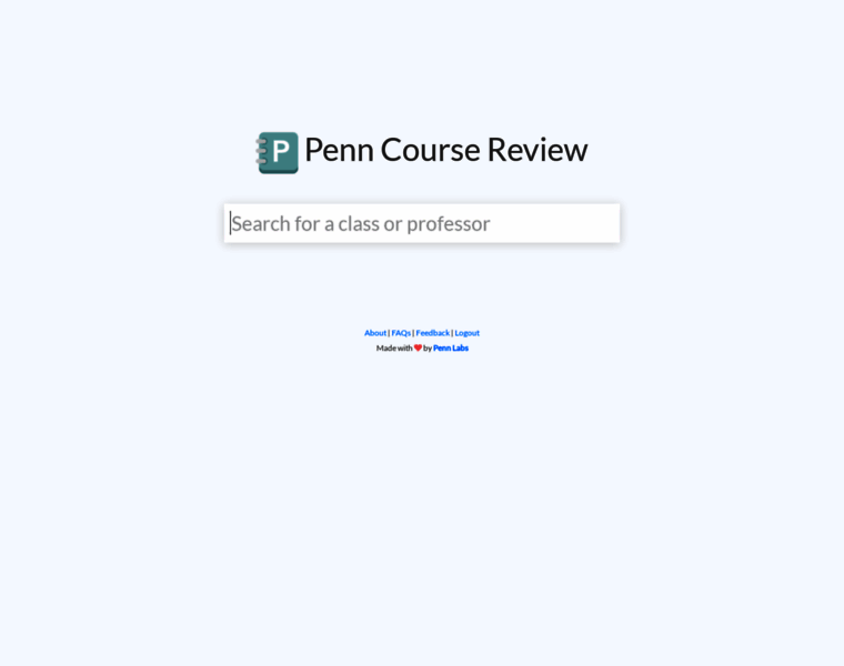 Penncoursereview.com thumbnail
