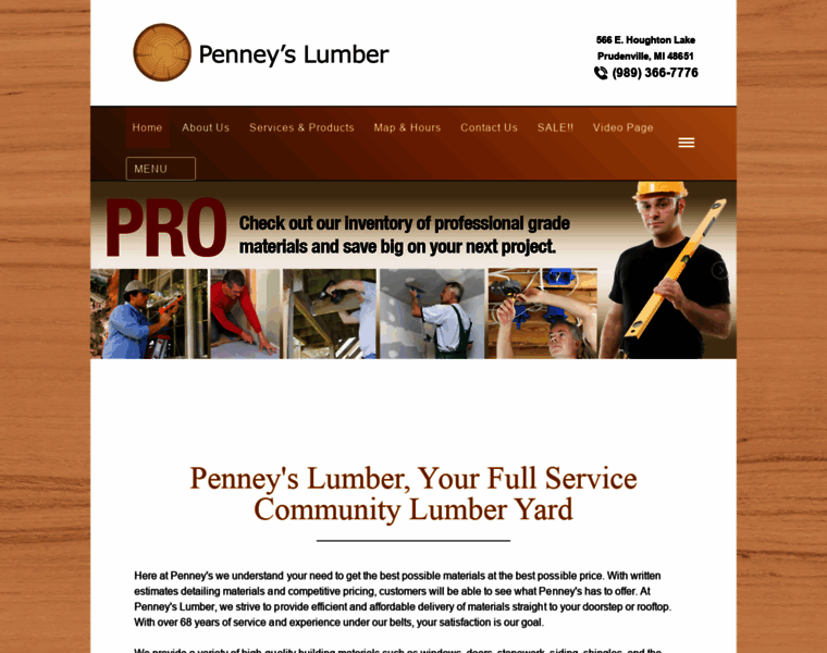 Penneyslumber.com thumbnail