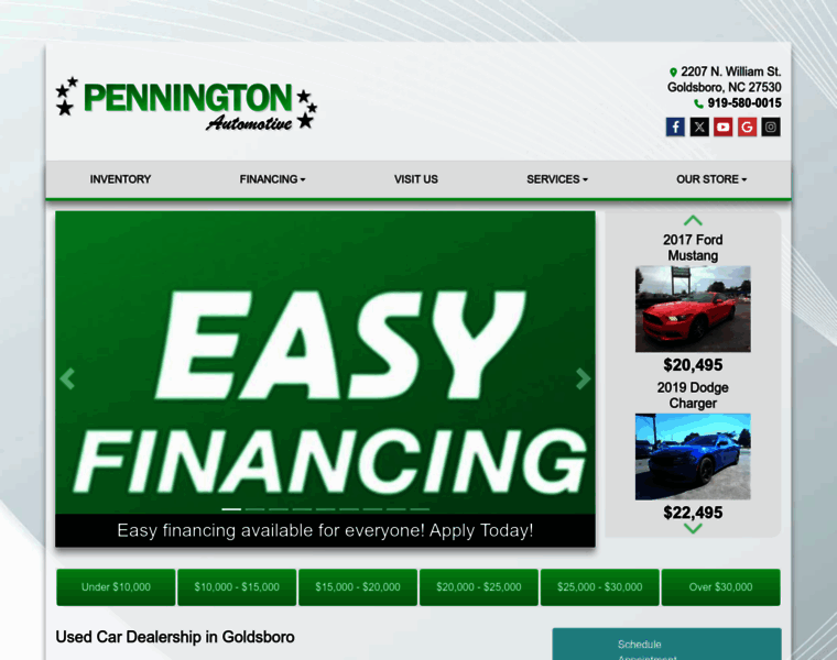 Penningtonautomotive.com thumbnail