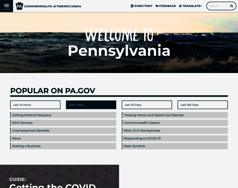 Pennsylvania.gov thumbnail